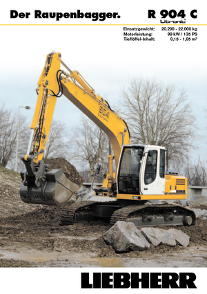 Bageri gusjeničari Liebherr R 904 C Litronic HDSL