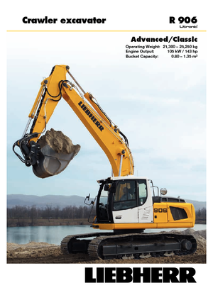 Bageri gusjeničari Liebherr R 906 Classic