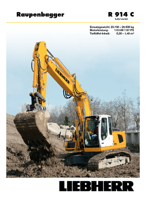 Bageri gusjeničari Liebherr R 914 C Litronic HDSL