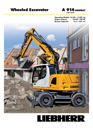 Bageri gusjeničari Liebherr R 914 Compact Litronic