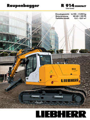 Bageri gusjeničari Liebherr R 914 Compact Litronic