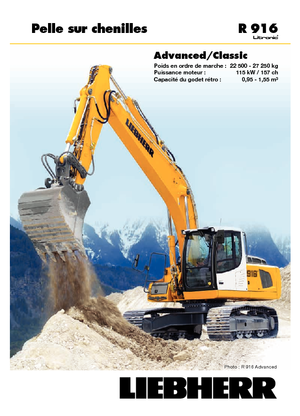 Bageri gusjeničari Liebherr R 916 Advanced