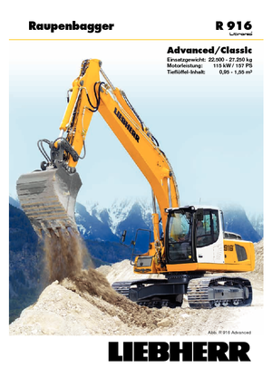 Bageri gusjeničari Liebherr R 916 Advanced