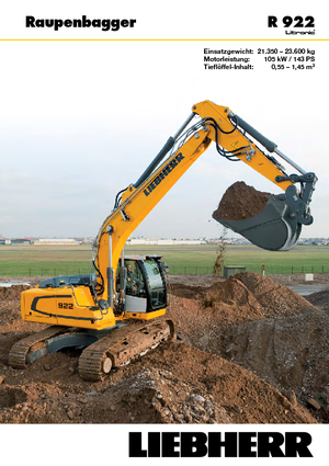 Bageri gusjeničari Liebherr R 922
