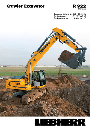 Bageri gusjeničari Liebherr R 922