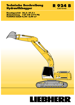 Bageri gusjeničari Liebherr R 924 B Litronic HDSL