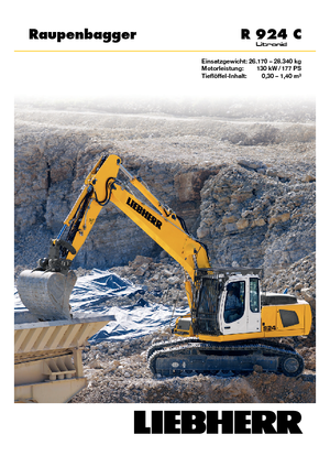 Bageri gusjeničari Liebherr R 924 C Litronic HDSL