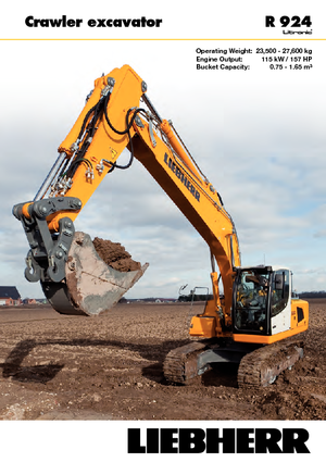 Bageri gusjeničari Liebherr R 924