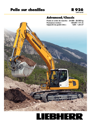 Bageri gusjeničari Liebherr R 926 Classic