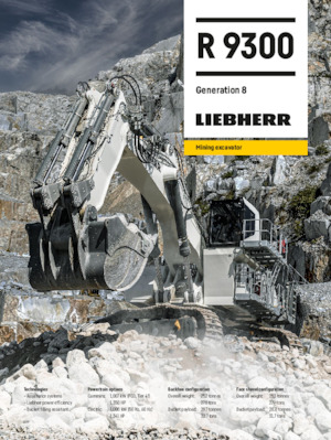 Bageri gusjeničari Liebherr R 9300 G8