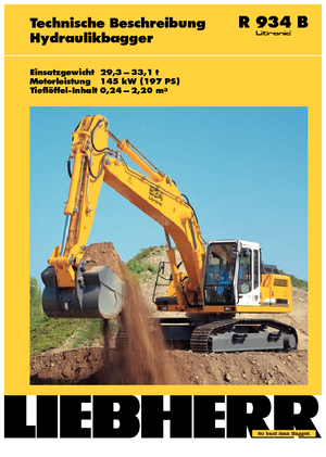 Bageri gusjeničari Liebherr R 934 B Litronic HDS