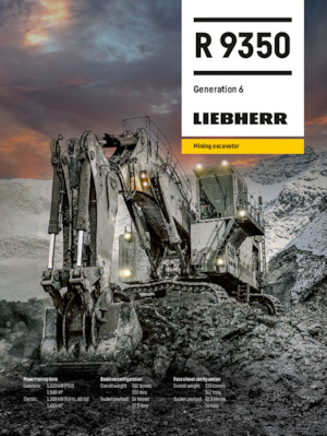 Bageri gusjeničari Liebherr R 9350 G6