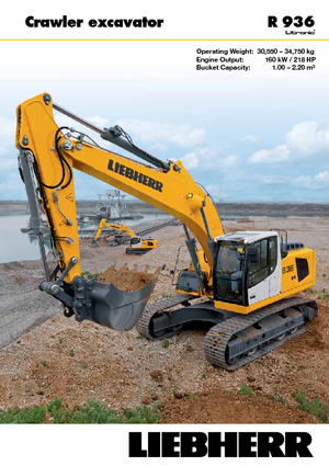 Bageri gusjeničari Liebherr R 936