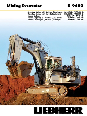 Bageri gusjeničari Liebherr R 9400 