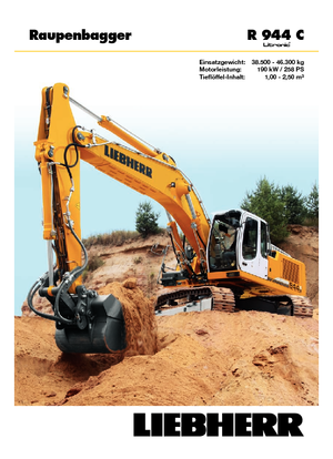 Bageri gusjeničari Liebherr R 944 C Litronic