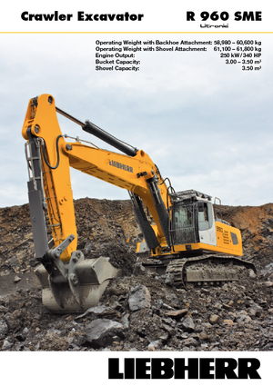 Bageri gusjeničari Liebherr R 960 SME