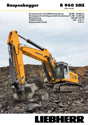 Bageri gusjeničari Liebherr R 960 SME