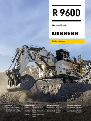 Bageri gusjeničari Liebherr R 9600