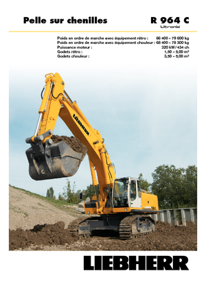 Bageri gusjeničari Liebherr R 964 C Litronic