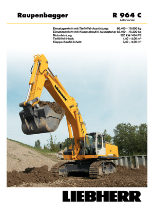 Bageri gusjeničari Liebherr R 964 C Litronic