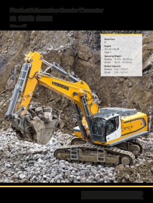 Bageri gusjeničari Liebherr R 970 SME Litronic 
