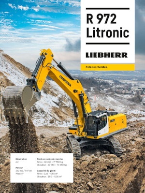 Bageri gusjeničari Liebherr R 972 Litronic 
