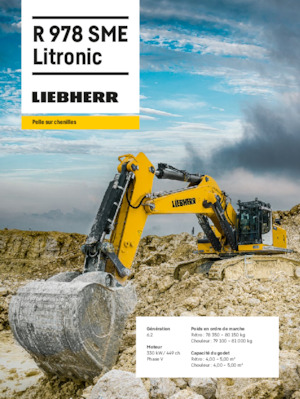 Bageri gusjeničari Liebherr R 978 SME Litronic 