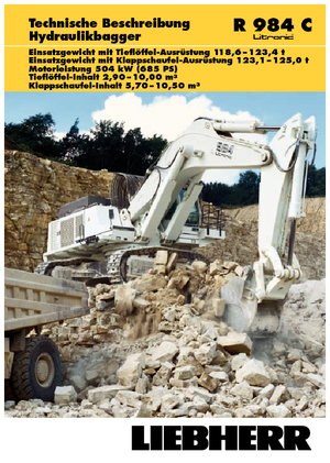Bageri gusjeničari Liebherr R 984 C