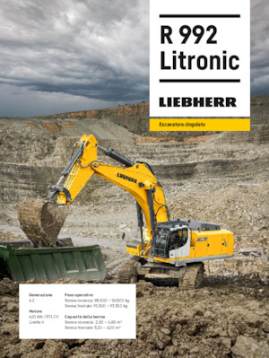 Bageri gusjeničari Liebherr R 992 Litronic 