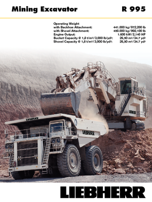 Bageri gusjeničari Liebherr R 995 