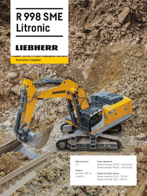 Bageri gusjeničari Liebherr R 998 SME Litronic 