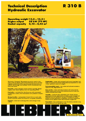 Bageri gusjeničari Liebherr R 310B 