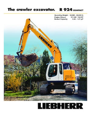 Bageri gusjeničari Liebherr R 924 