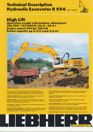 Bageri gusjeničari Liebherr R 954B 