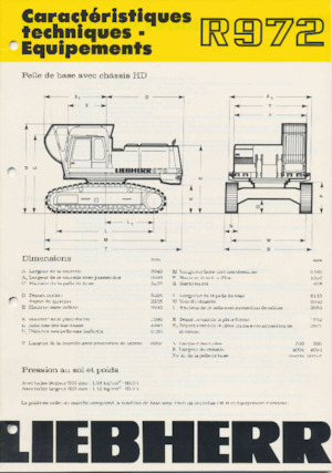 Bageri gusjeničari Liebherr R 972 