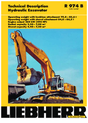 Bageri gusjeničari Liebherr R 974B 