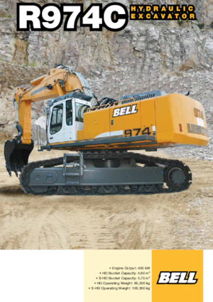 Bageri gusjeničari Bell R974C