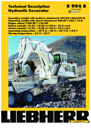 Bageri gusjeničari Liebherr R 994B 
