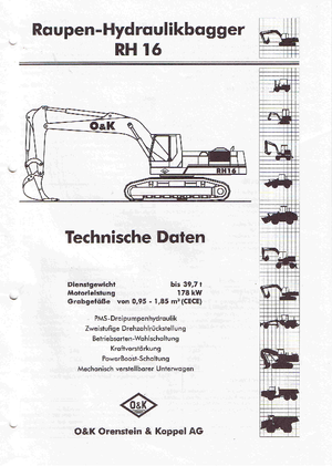 Bageri gusjeničari O&K RH 16