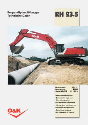 Bageri gusjeničari O&K RH 23.5
