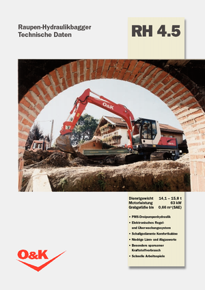 Bageri gusjeničari O&K RH 4.5