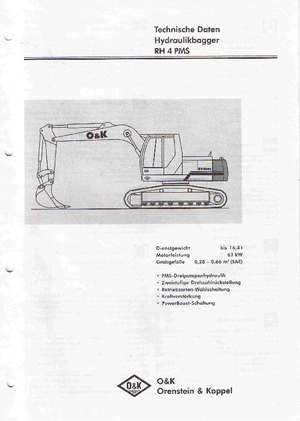Bageri gusjeničari O&K RH 4 PMS LC