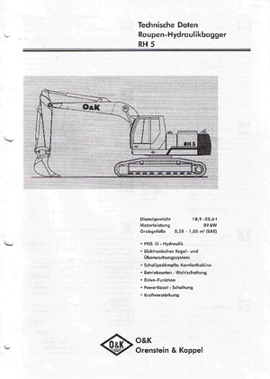 Bageri gusjeničari O&K RH 5