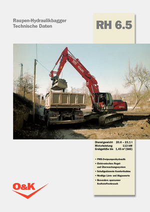 Bageri gusjeničari O&K RH 6.5