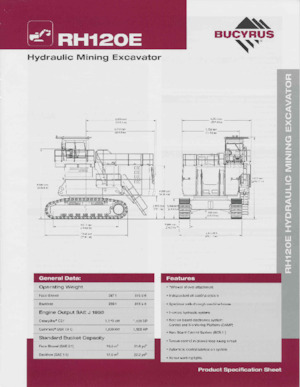 Bageri gusjeničari Bucyrus RH120E