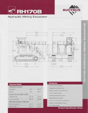 Bageri gusjeničari Bucyrus RH170B