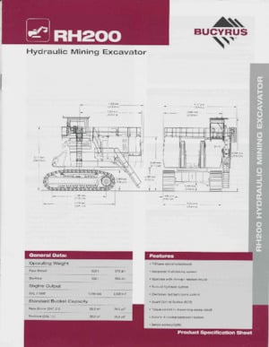Bageri gusjeničari Bucyrus RH200