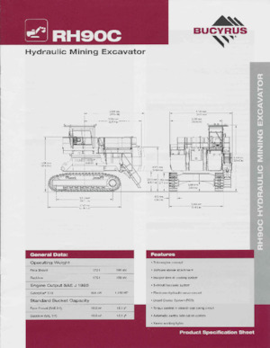 Bageri gusjeničari Bucyrus RH90C