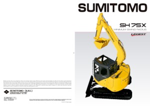 Bageri gusjeničari Sumitomo SH75X-3B