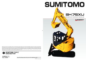 Bageri gusjeničari Sumitomo SH75XU-3B